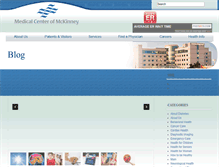 Tablet Screenshot of blog.dentonregional.com